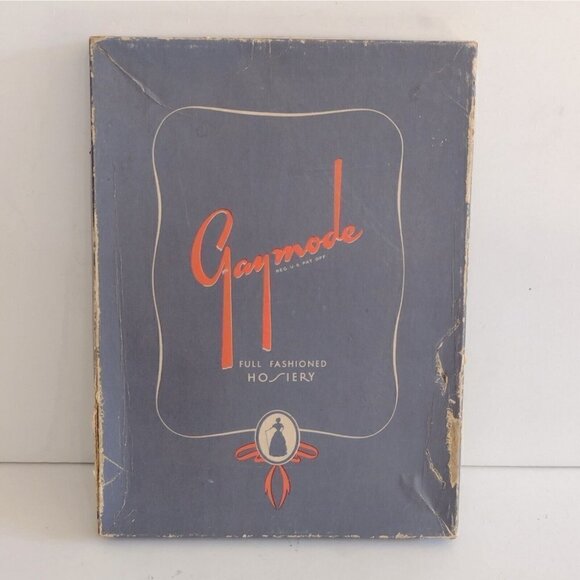 Vintage Gaymode Full Fashioned Hosiery Nylon Box Decor 7 X 10 - Picture 1 of 8
